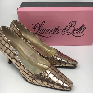 Lunnah Bella  Shoes Gold Champagne Metalic